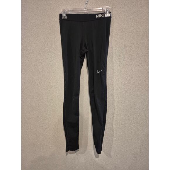Nike Pro Women's Size Small Athletic Compression Leggings Black - Picture 1 of 4